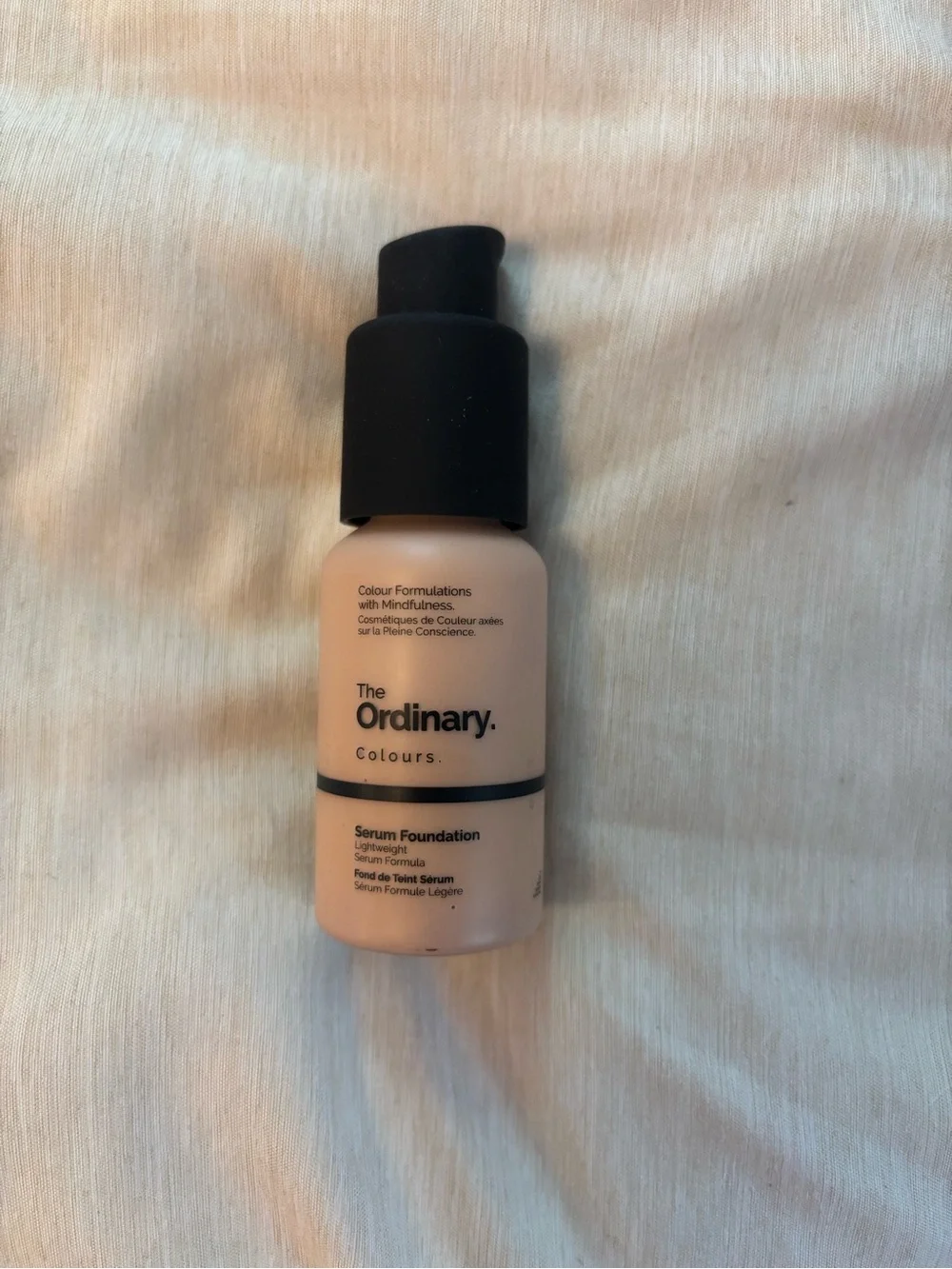 The Ordinary Serum Foundation Box — Black and Silver Accents
